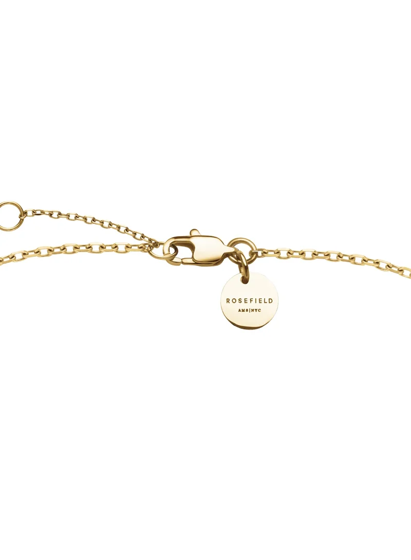 RoseField Rosefield Row of Hearts Necklace White Crystals - JNRHG-J1005