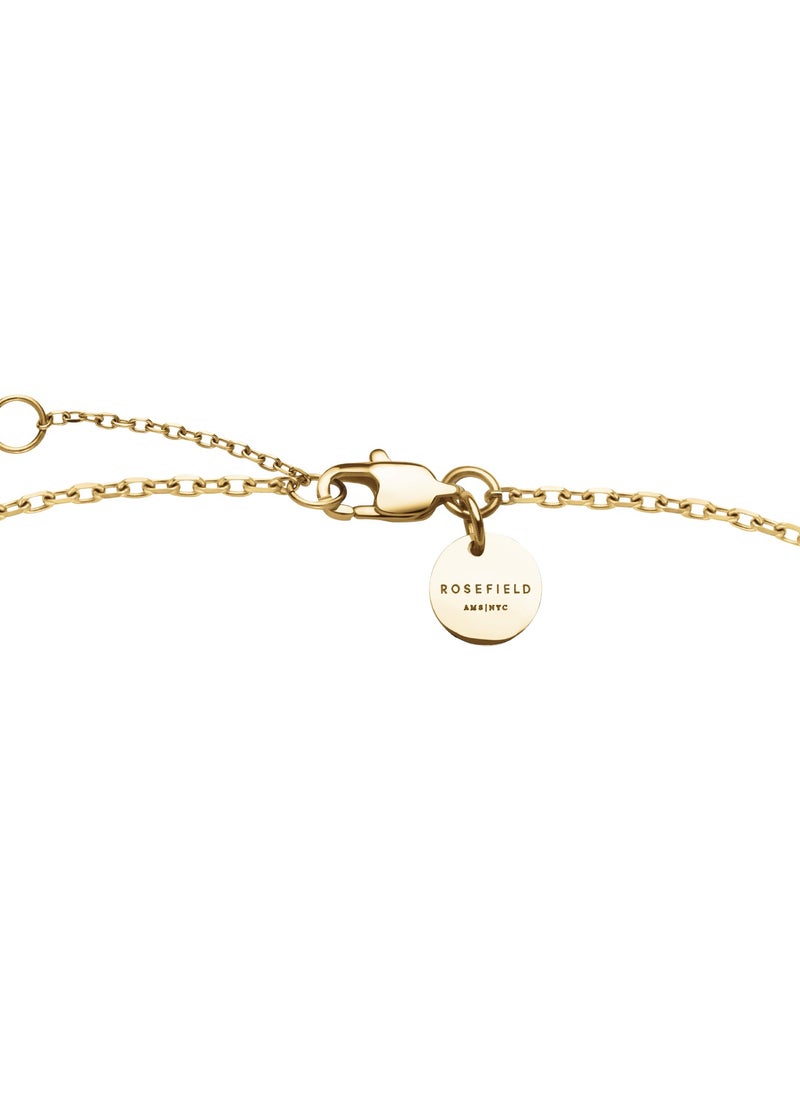 RoseField Rosefield Row of Hearts Necklace White Crystals - JNRHG-J1005  - Image 3
