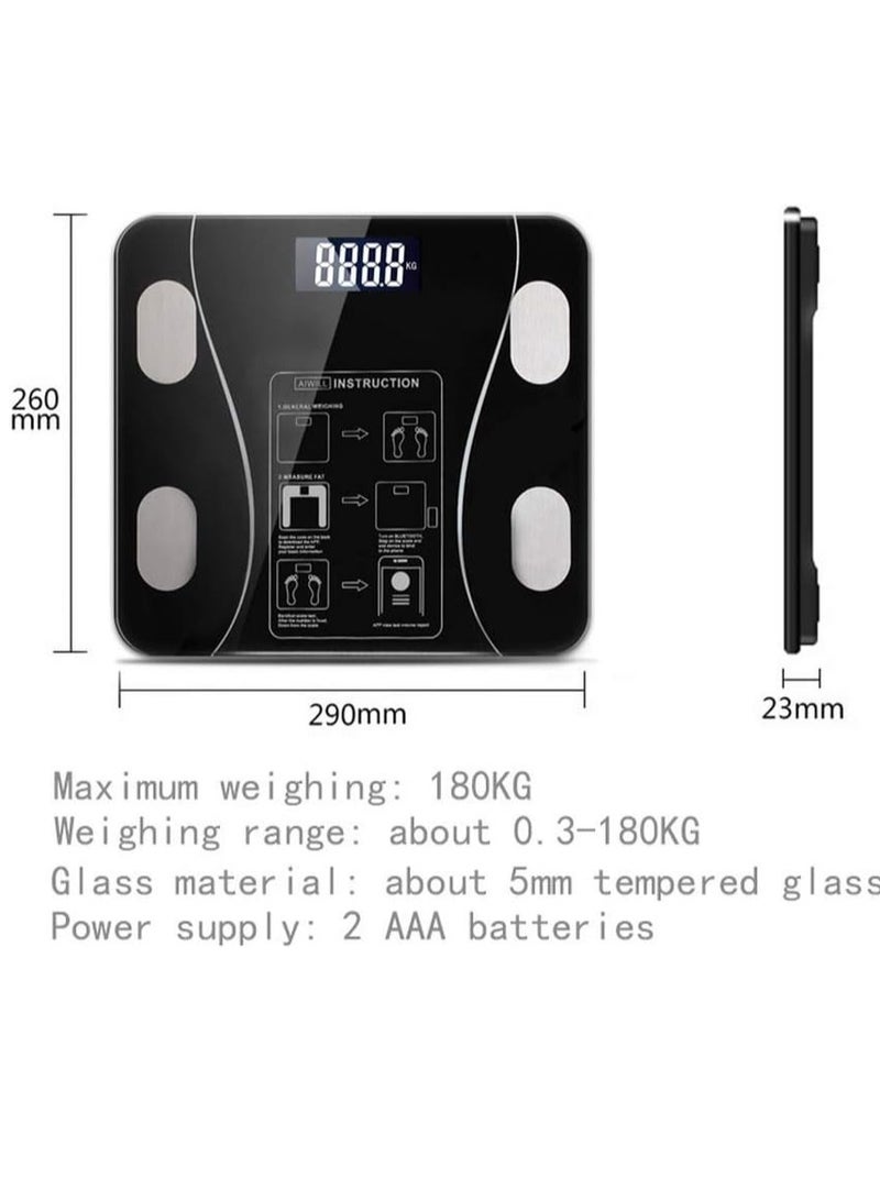 ELTRAZONE Bathroom Balance Body Fat Scale, Smart Electronic LED Digital Weight Scale, Weight Loss Artifact, Accurate Body Composition, Bathroom Scales for Home, Simple, Fast, Durable & Easy to Use – Ideal for Elderly & Children – Precision Weight Measurement - Image 4