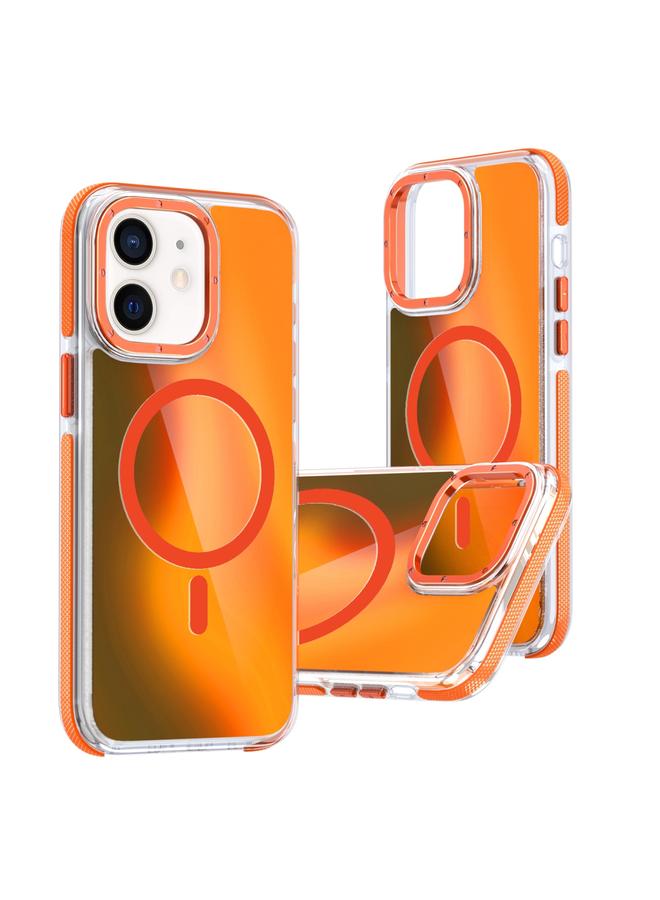 زبون جراب هاتف ماج سيف ثنائي اللون متدرج الألوان لهاتف آيفون 11 - Image 1