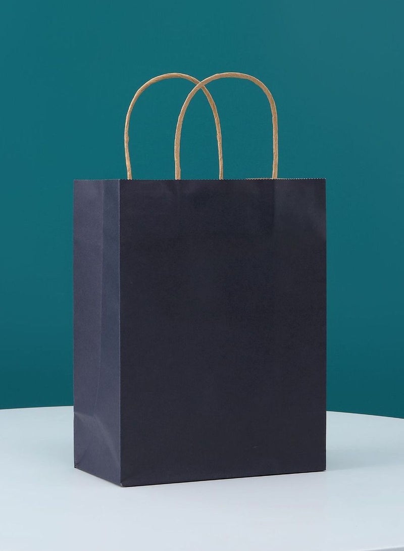 Cool Baby COOLBABY 12 PCS/Bag Medium Gift Bags Kraft Paper Bags with Handles for Party Favors (21 x 27 x 11cm,SL)