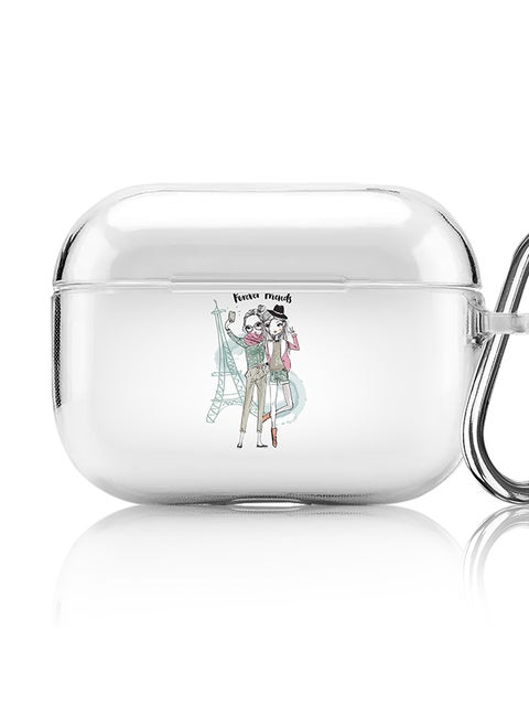 Classic Clear printed Case for Apple AirPods Pro 2nd Generation Thin Transparent Cover [Designed for Apple AirPods Pro 2nd Generation] - Forever Friends