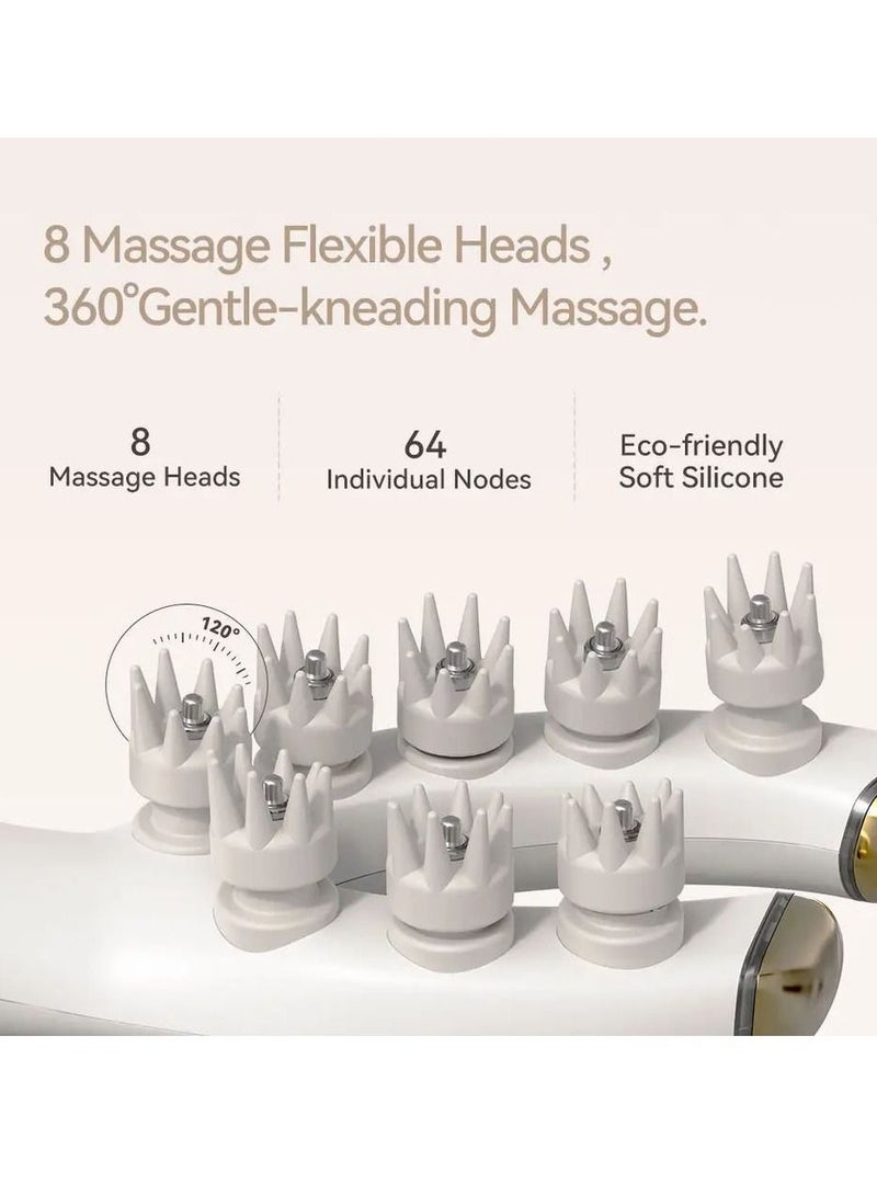 Anti Hair Loss Red Light Therapy Vibration Hair Growth Ems Massager Brush Octopus Head Massager Hair Growth Comb - Image 5