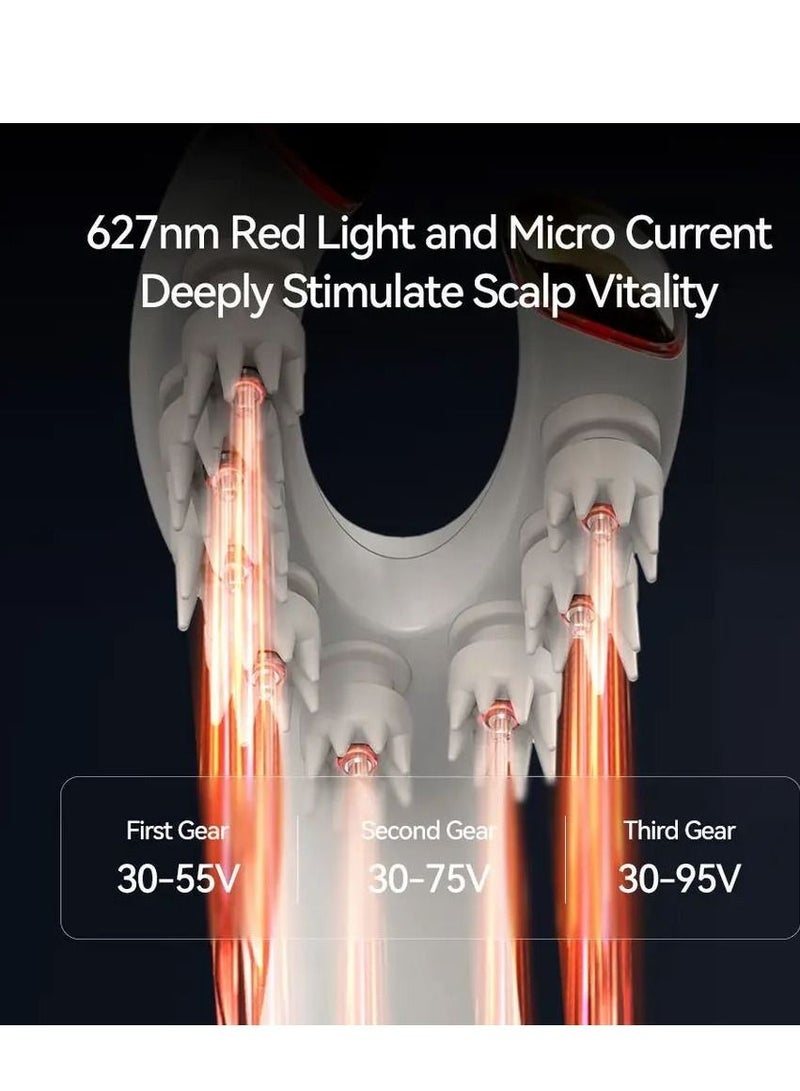 Anti Hair Loss Red Light Therapy Vibration Hair Growth Ems Massager Brush Octopus Head Massager Hair Growth Comb - Image 4