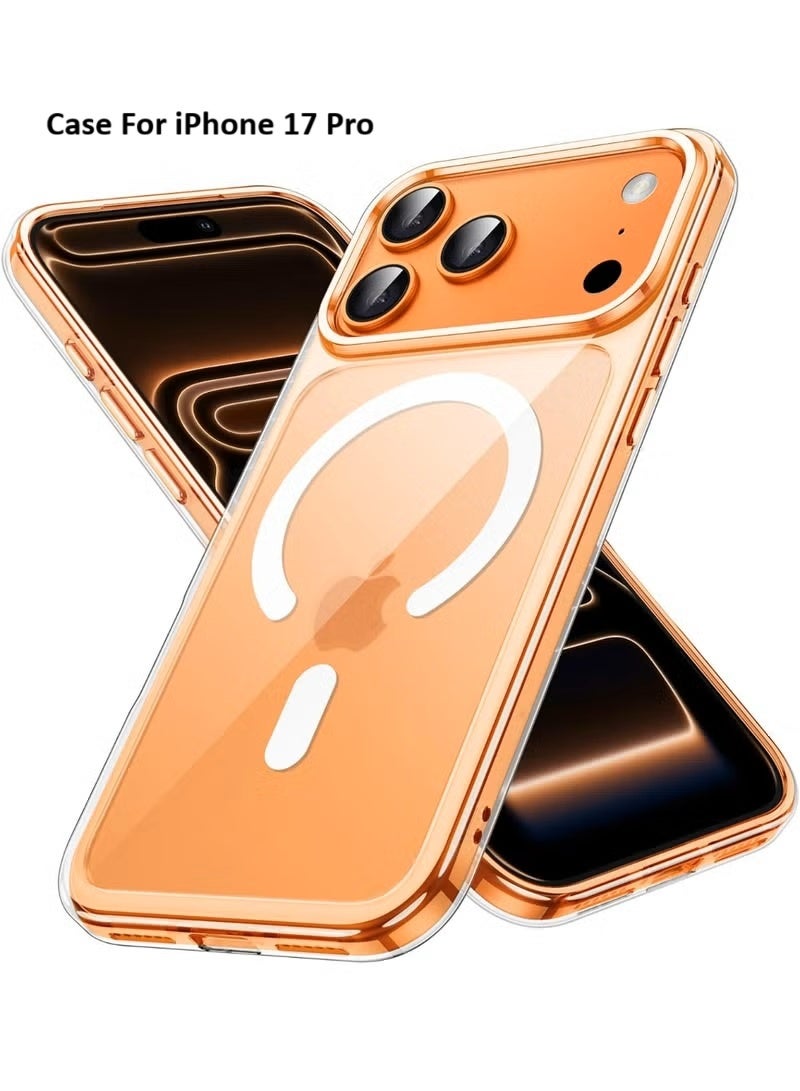 Crystal Palace Case for iPhone 17Pro  Clear Drop Protection, Clear Guard Anti‑Yellowing & Scratch‑Resistant MagSafe Wireless Charging Compatible - Image 3
