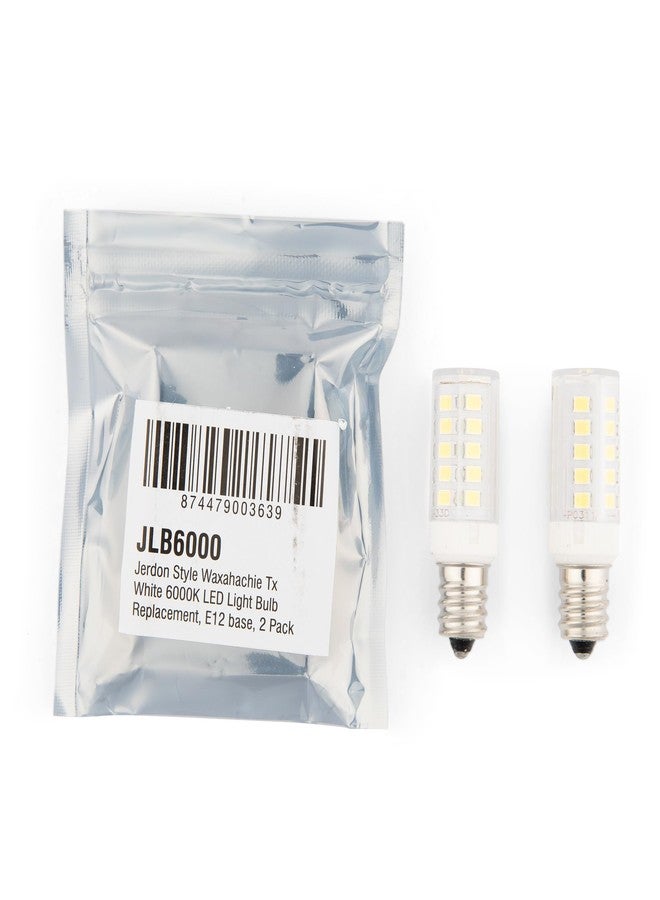 JERDON LED Replacement Light Bulb for Makeup Mirrors - 6000K (2 Pack) - LED Bulbs for Mirrors - White Lightbulbs - Image 5