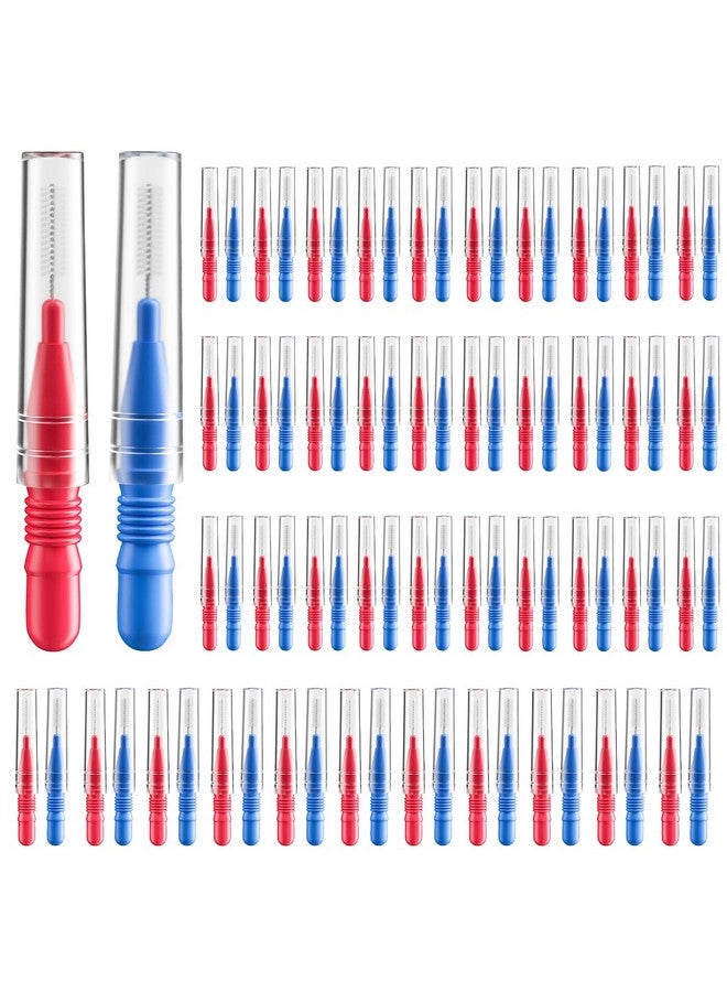 RAZOKO Interdental Brush, Flossing Head,Easy Use Tooth Cleaning Tool (88 Count)(2.5Mm/3Mm) - Image 1