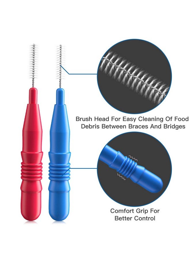 RAZOKO Interdental Brush, Flossing Head,Easy Use Tooth Cleaning Tool (88 Count)(2.5Mm/3Mm) - Image 2