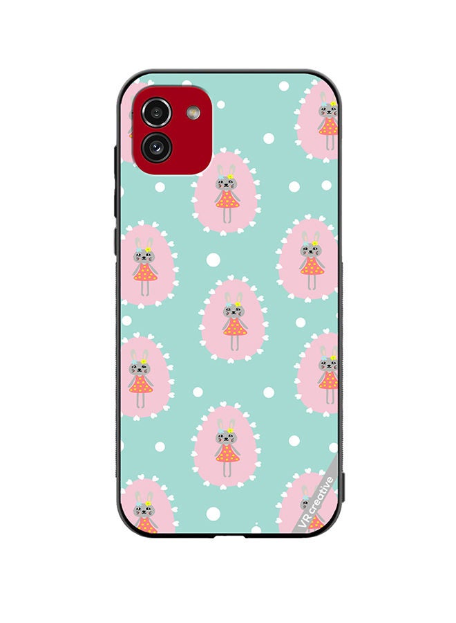 VR CREATIVE Protective Case Cover For Samsung Galaxy A03 Mix Pattern Design Multicolour - Image 1