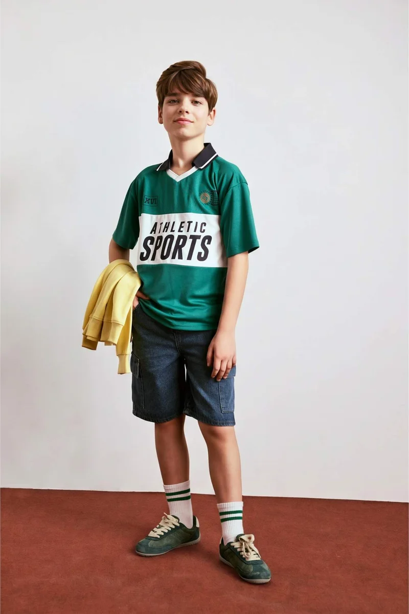ديفاكتو Boy Elastic Band Shorts