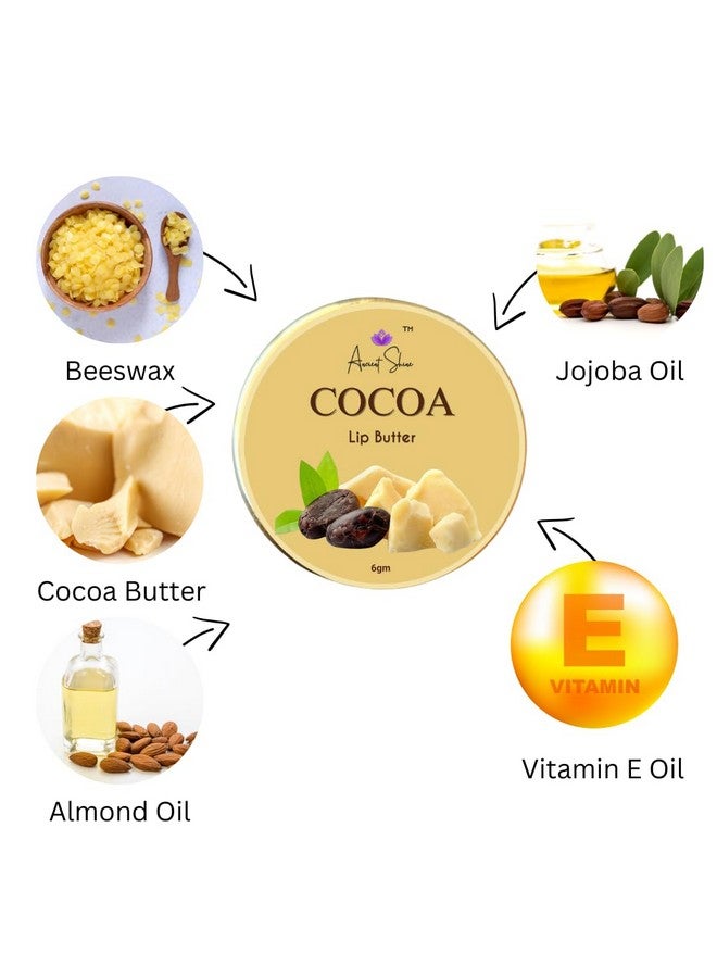 Ancient Shine Cocoa Lip Butter, 6g, Natural Moisturizing Lip Balm (1) - Image 3