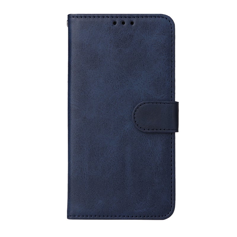 HuHa Case Cover For Realme C67 Global / 11 5G Taiwan Version Classic Calf Texture Flip Leather Phone Case(Blue) - Image 2