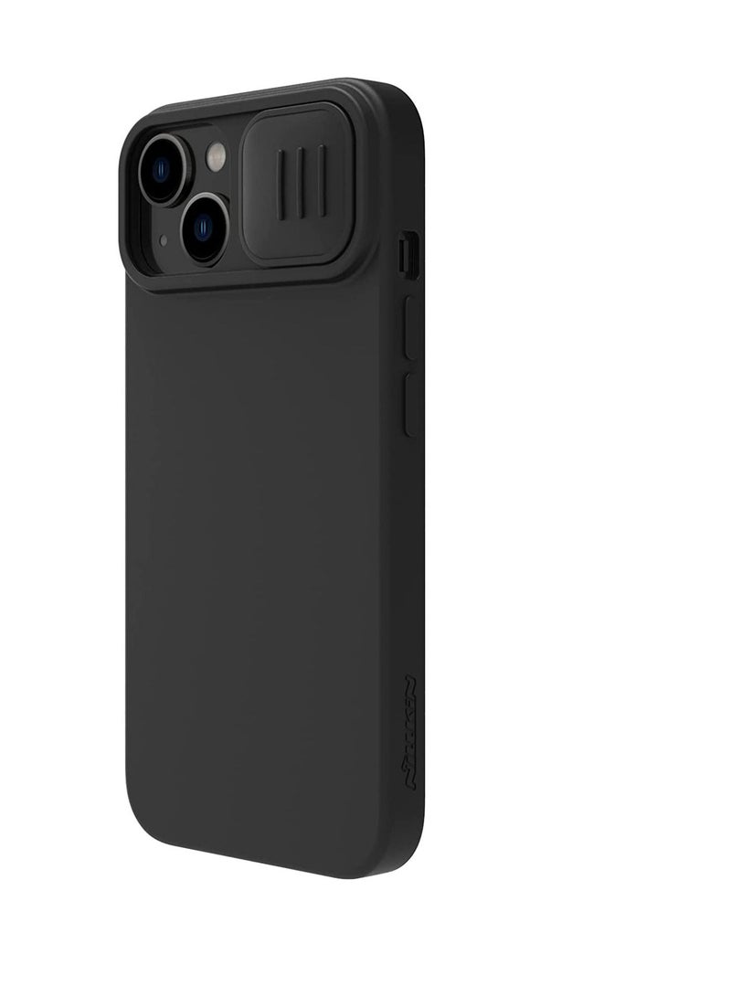 Nillkin CamShield Silky Magnetic Silicone Case For iphone 14 Plus - Blak - Image 2