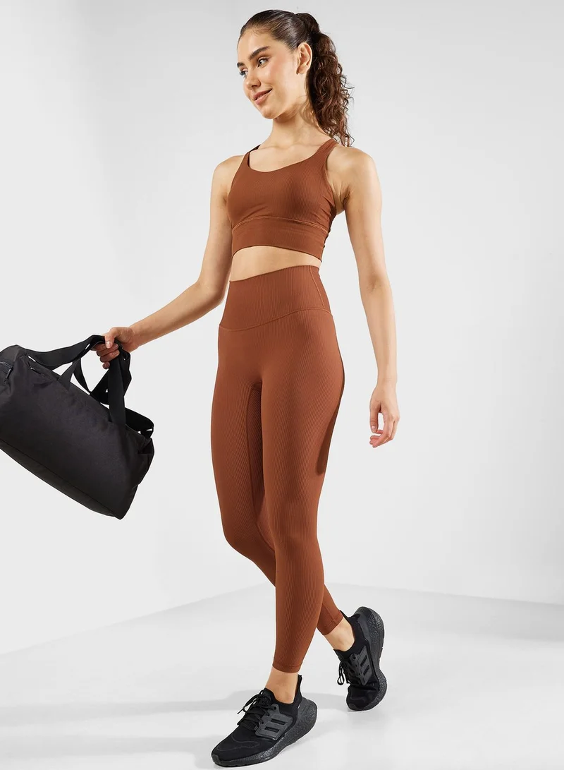 فورورد Back Cutout Sports Bra And Leggings Set
