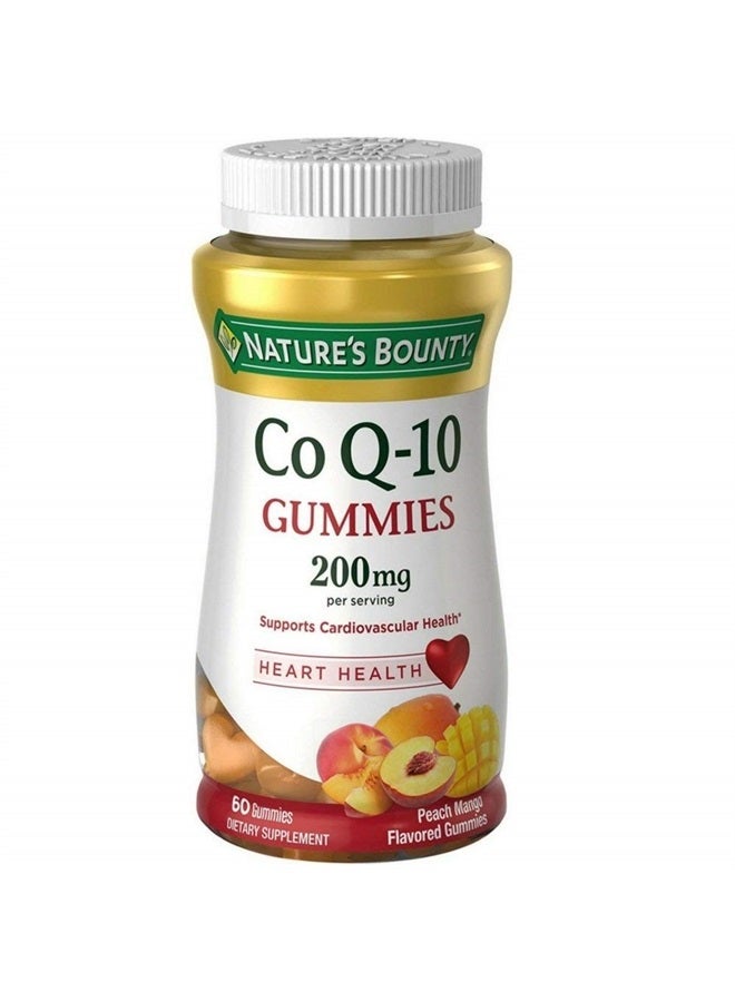جواهر ناتشرز باونتي CoQ-10 بنكهة الخوخ والمانجو 200 ملغ، 60 حبة (عبوة من 5)
