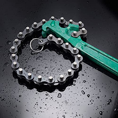 HomDSim Chain Wrench, 12 inches Automotive Oil Fuel Filter Chain Wrench Pliers Adjustable Removal Remover Tool,fits 1.6" to 5.9" Diameter - Image 3
