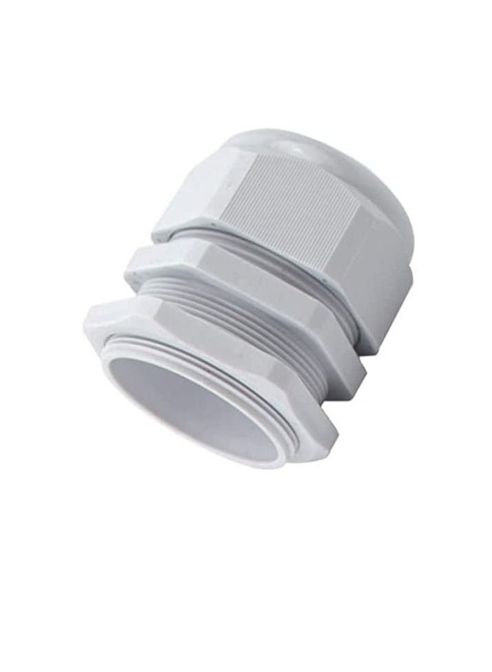 Armoured Cable Gland Kit for Outdoor Sockets and Junction Boxes & Industrial Use with Lock Nut PVC Shroud and Earth Tag (32S, CW) - Image 2