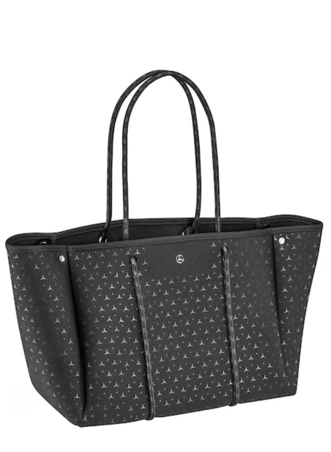 Mercedes-Benz Lifestyle Mercedes-Benz Collection Genuine Tote Bag Mercedes-Benz Logo Pattern [B66959213] - Image 2