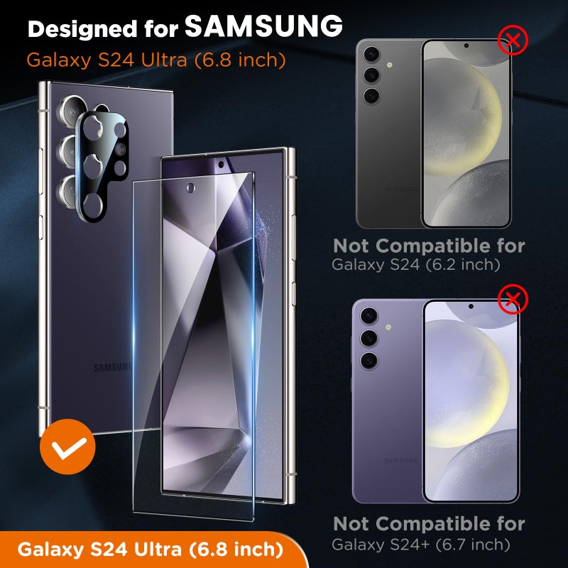 ال كي LK 2+2 Pack for Samsung Galaxy S24 Ultra Screen Protector - Image 2