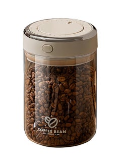 General Vacuum Coffee Bean Jar, Auto Seal Coffee Container & Food Storage, Glass Coffee Jar with Date Tracker & Wake Bean Valve, Cereal Snack Sugar Tea Coffee Storage Container  - Image 1