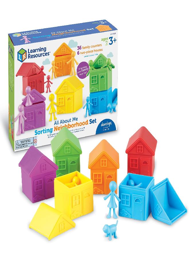 Learning Resources Learning Resources All About Me Sorting Neighborhood - 42 Pieces, Ages 3+ Toddler Social Emotional Toys, Fine Motor & Sorting Skills, Montessori Toys, Preschool Learning Toys - Image 4