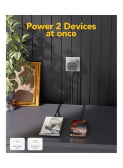 Remson Remson Neo Power 35W Mini GaN Wall Charger QC 3.0 PD Dual Ports USB-C/ USB-A and USB-C Cable Foldable Plug with Fast Charging Indicator Compatible with iPhone, iPad, Samsung, Huawei, Xiaomi etc  - Image 5