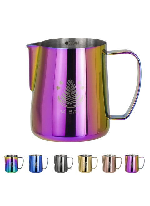 Stainless Steel Espresso Coffee Pitcher Barista Kitchen Home Craft Scale Coffee Latte Milk Frothing Jug 600ml