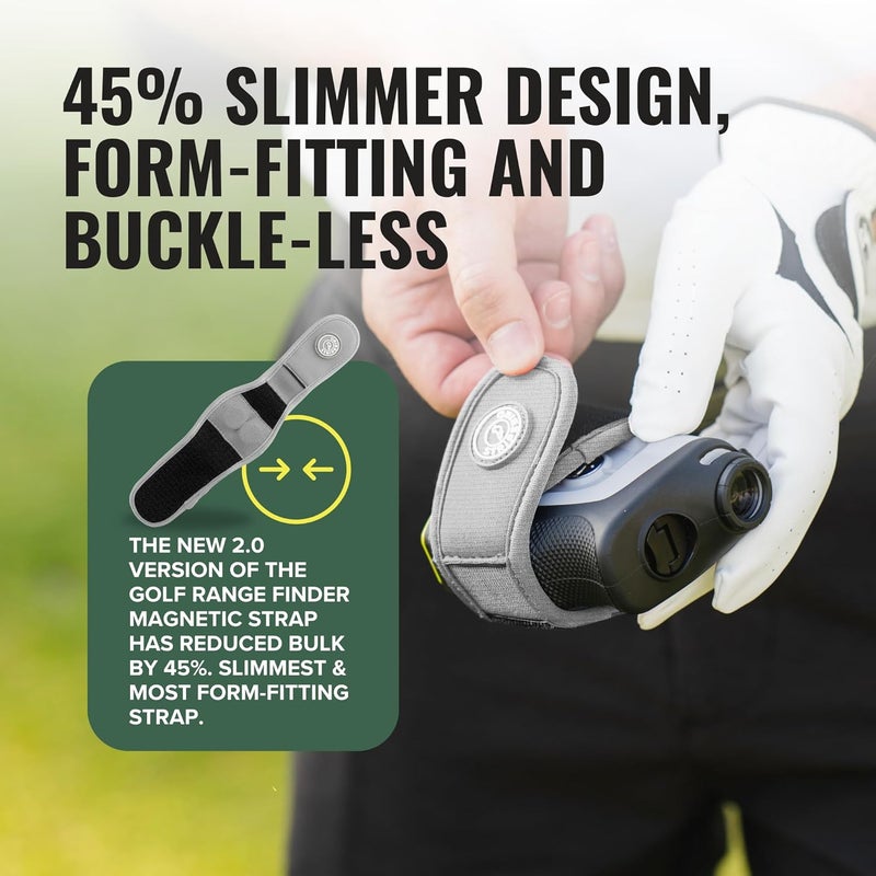 Stripebird 2.0 Slim Golf Rangefinder Magnetic Strap - Form Fitting, No Buckle, Range Finder - Image 4