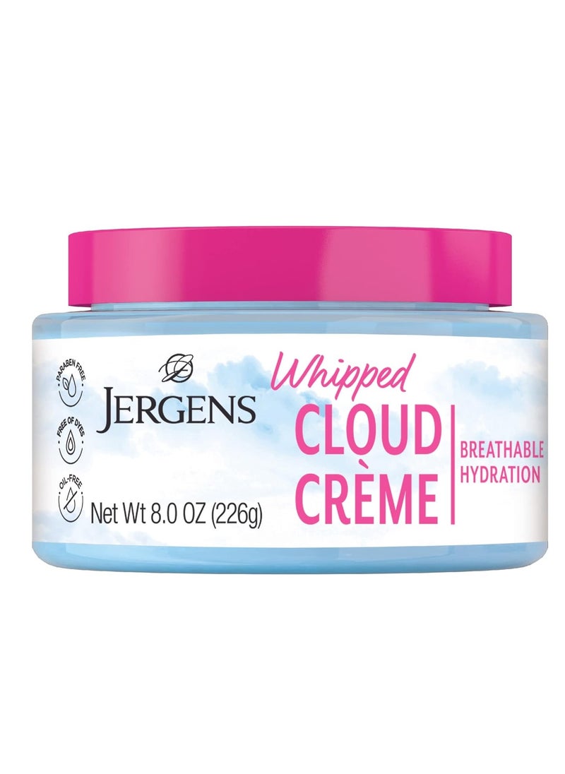 Jergens Whipped Moisturizing Cream, Body and Face Moisturizer for Dry Skin with Hyaluronic Complex, Breathable Non-Greasy Hydration, Dermatologist Tested, Paraben and Dye Free, 8 Ounce - pzsku/Z11E5B8410D20B1B31724Z/45/1741274283/c54e5c98-2d07-4f68-94a4-d2f0993eb322