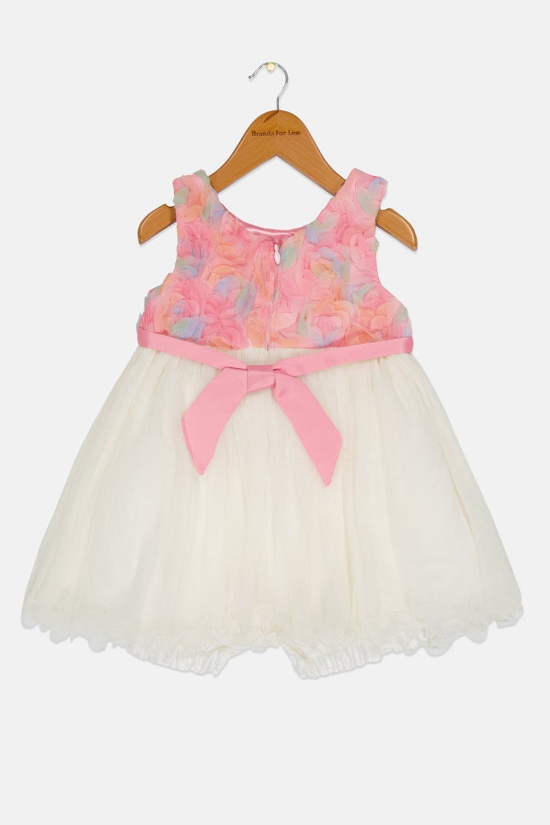 american Princess Toddlers Girl Floral Party Dress, Multicolor  - Image 2