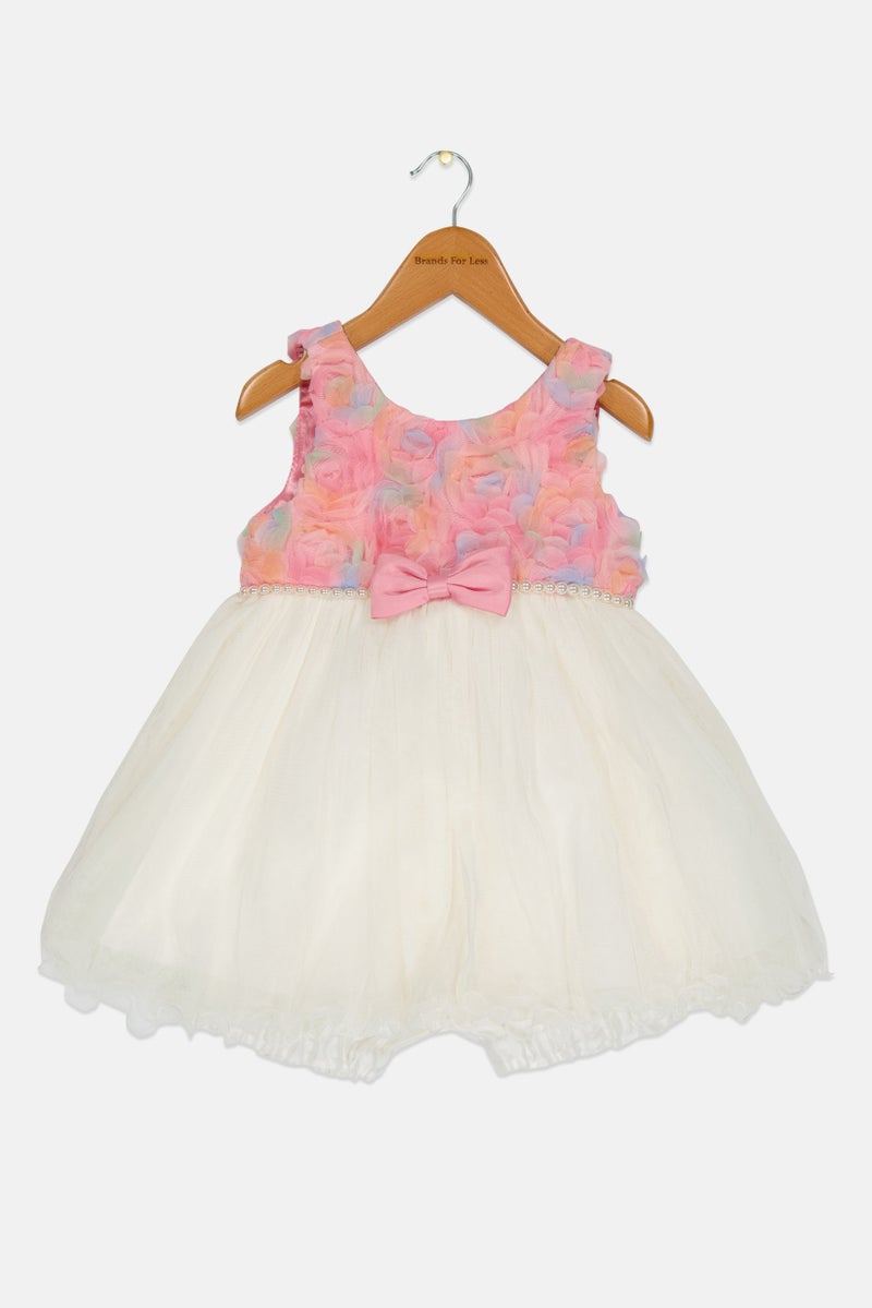 american Princess Toddlers Girl Floral Party Dress, Multicolor  - Image 1