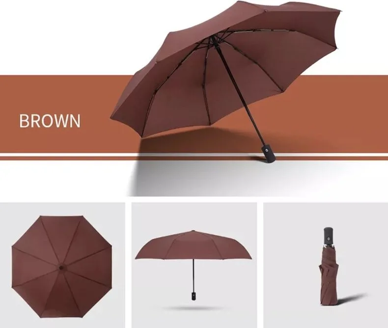 اليفن ماركت Eleven Market Umbrella Green Fully Automatic Does Not Break in the Wind