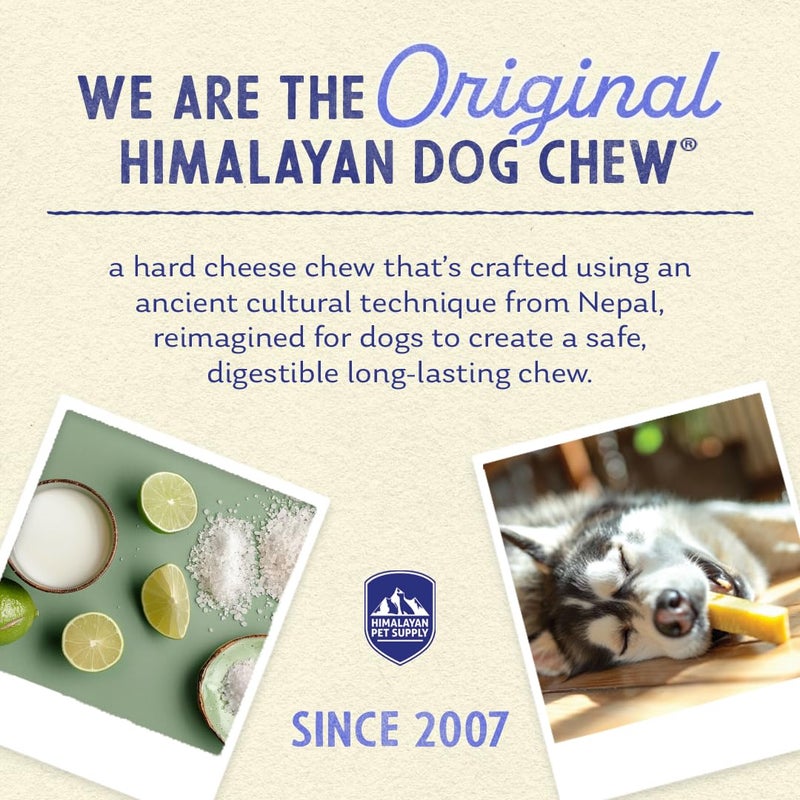 Himalayan Dog Chew Original Yak Cheese Chew, Bacon, 1 Medium Stick, 2.3 oz, Gluten Free, Healthy Treats, Grain & Lactose Free 100% Natural, Long Lasting, for Dogs Under 35 lbs - Image 4