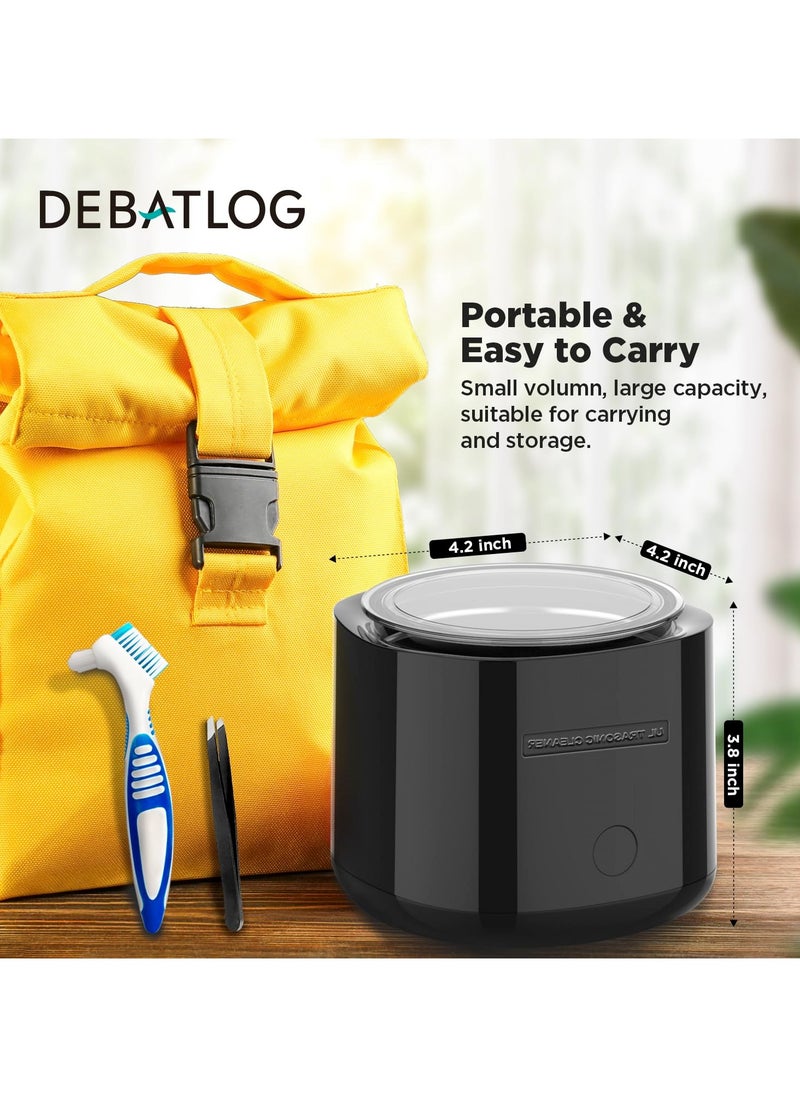 Chabeia Ultrasonic Cleaner – 42kHz Denture Cleaning Machine, 180ML Portable Dental Pod for Retainers, Aligners, Braces, and Mouth Guards  - Image 4