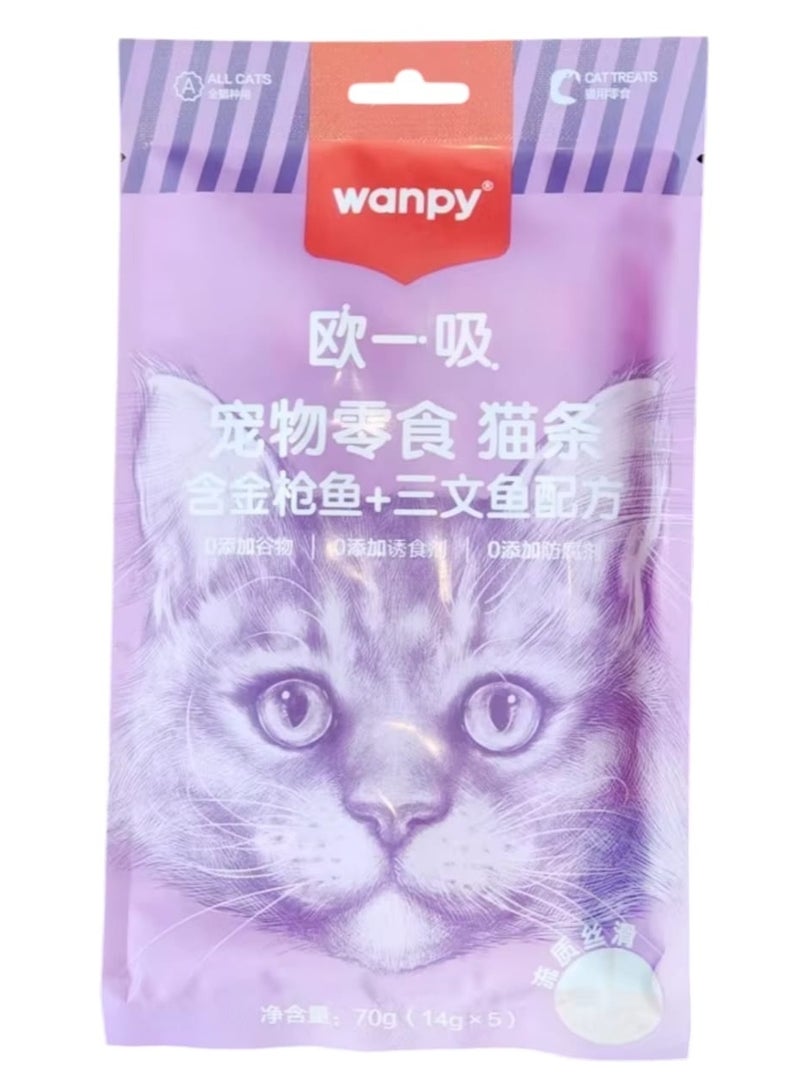 وانبي وجبة قطط كريمية من وانبي - بنكهة التونة والسلمون - Image 1