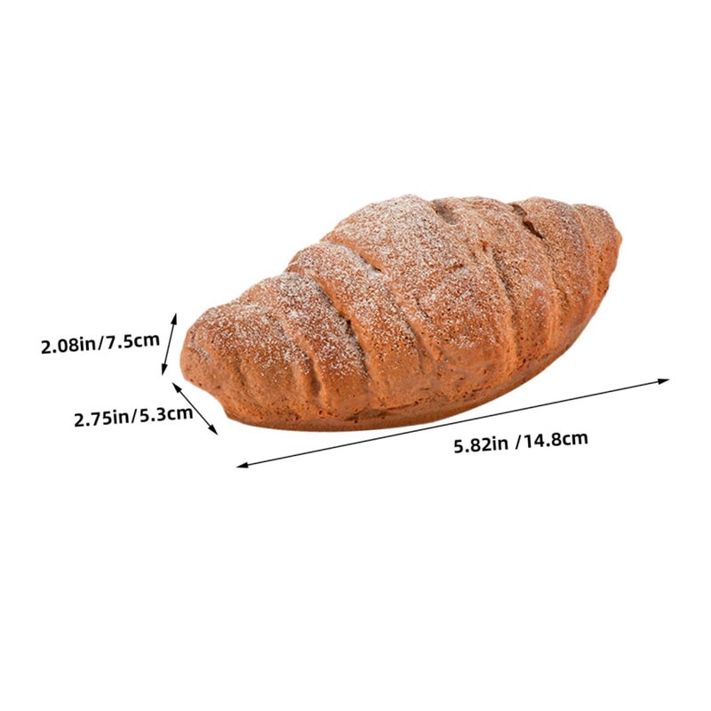 Realistic Artificial Croissant Bread Display Prop For Kitchen Bakery Photography Decoration - Image 3