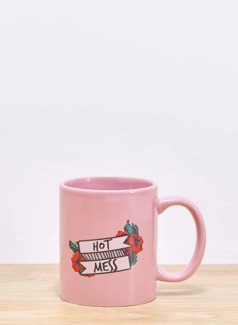 Pink Cactus HOT MESS MUG