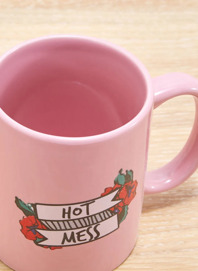 Pink Cactus HOT MESS MUG