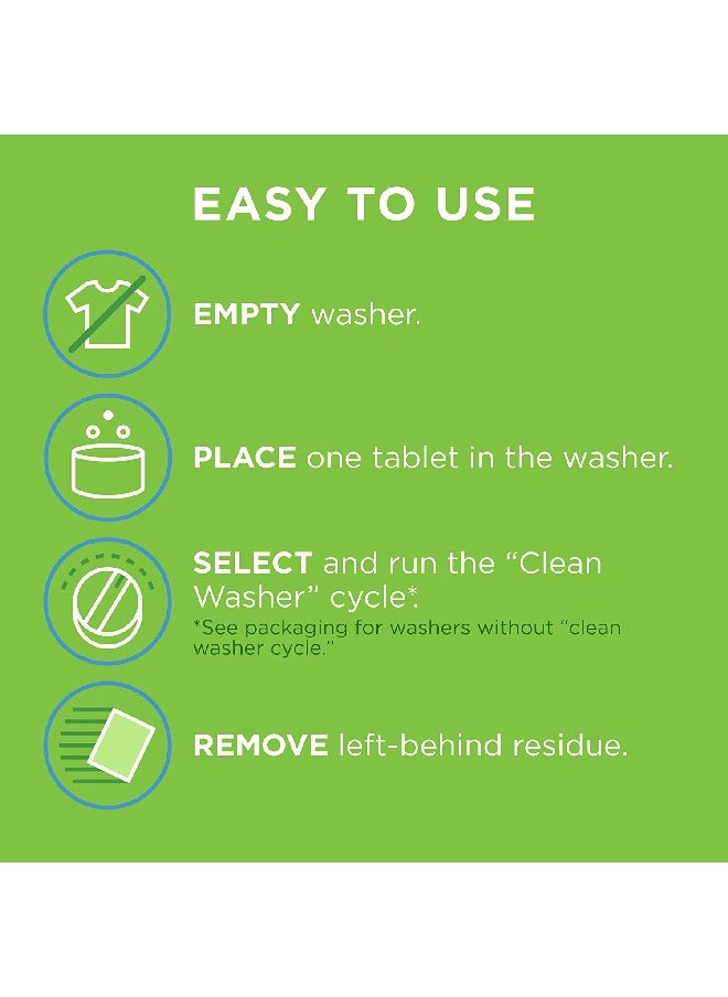 Affresh - Affresh Washing Machine Cleaner Tablets, 3-Count - Odor Removal, Deep Cleaning, and Residue Control - Image 1
