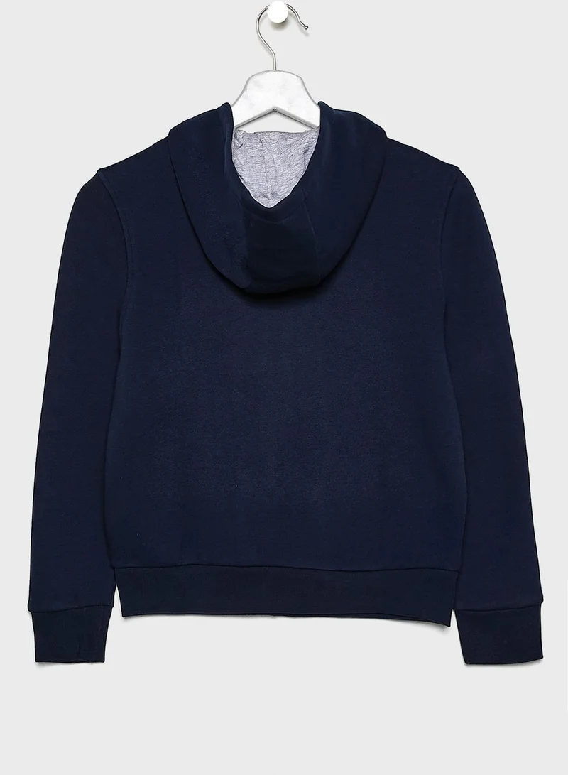 LACOSTE Kids Pocket Detail Hoodie