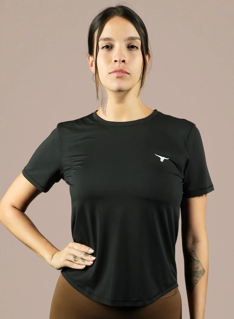 THUGFIT Vortex Tee Ladies T-shirt - Pink & Whirlwind Ladies T-shirt - Black Bundle