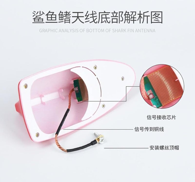 Universal Shark Fin Antenna Cover For Nissan X Trail Rogue 2014 2019 Car Styling - Image 5