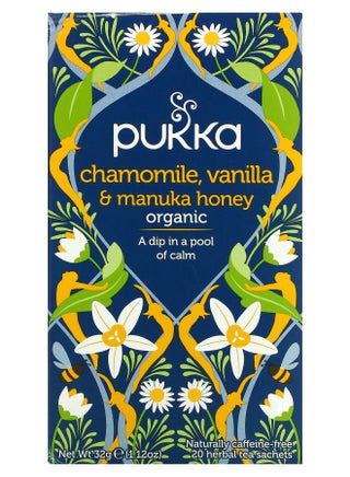 Organic Herbal Tea Chamomile Vanilla & Manuka Honey Caffeine Free 20  Sachets 1.12 oz (32 g) - pzsku/Z11E6A49FD87B26DFE1DFZ/45/_/1729077084/75c0c785-1fb1-4c4b-b828-51560a6eef84