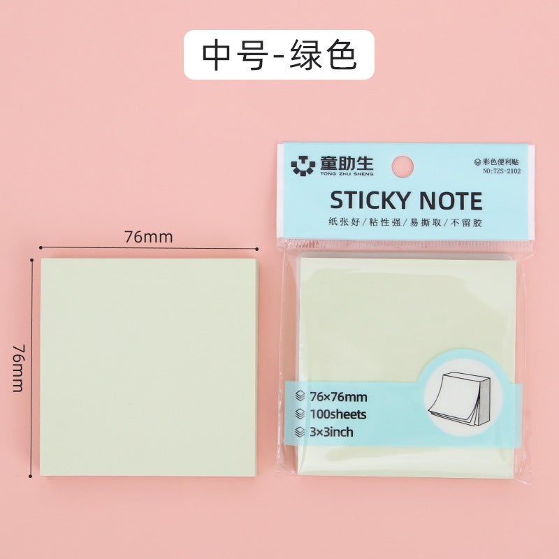 Morandi Color Post-It Notes Ins Office Color Student High Color Value Post-It Notes Post-It Notes Stationery - Image 1