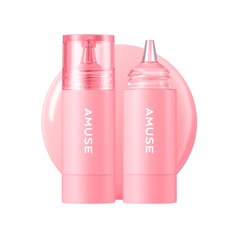 AMUSE SEOUL Cheek Tok Tok Liquid Blush 02 BALLERINA TOK Soft Velvet Cheek Stain Natural Flush Long Lasting Cheek Tint Buildable Matte Finish Vegan Korean Beauty Makeup - Image 2