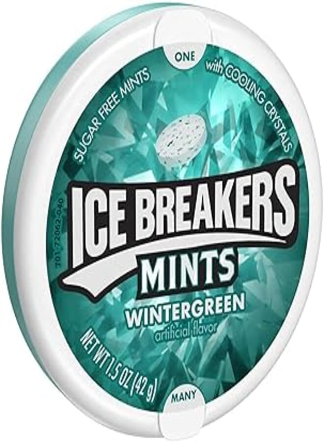 ice breaker Wintergreen - Sugar Free Mints from USA - 42g