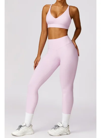 KAWN.YOGA Womens Striped Back Sports Bra - Padded Low Impact Workout Yoga Bra with Removable Built in Bra