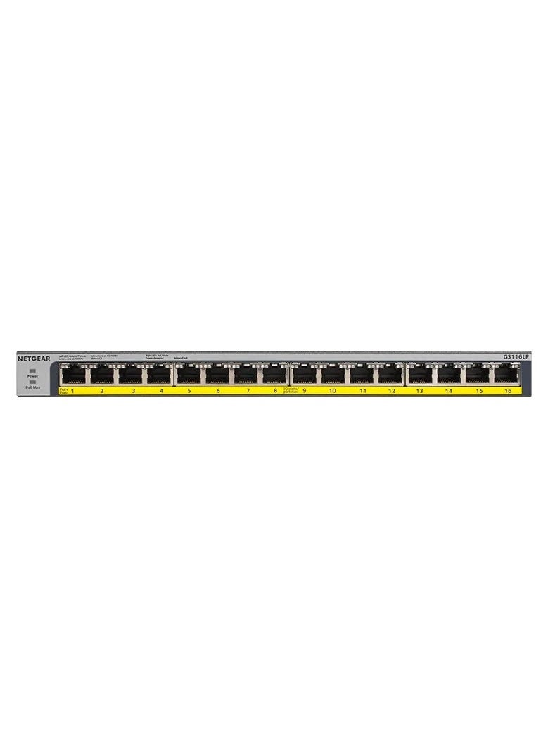 نت جير مفتاح PoE+ جيجابت إيثرنت غير مُدار بـ 16 منفذًا مع FlexPoE (76 واط) - Image 2