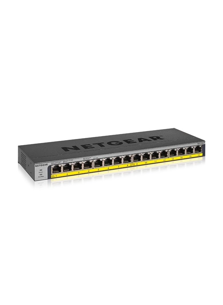 نت جير مفتاح PoE+ جيجابت إيثرنت غير مُدار بـ 16 منفذًا مع FlexPoE (76 واط) - Image 3