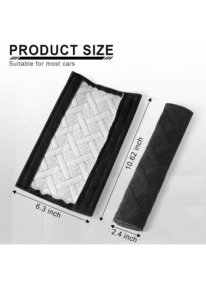 JUSTTOP 2-Pack Universal Car Seat Belt Pads Cover for A More Comfortable Driving, Seat Belt Shoulder Strap Covers Harness Pad for Car Interior Accessories(Black) - Image 3